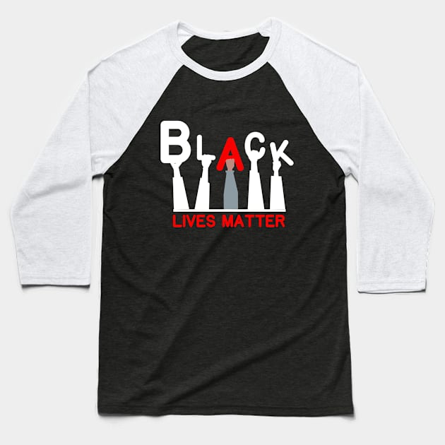 I Can't Breathe Black Lives Matter Baseball T-Shirt by sufian